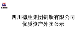 優(yōu)質(zhì)資產(chǎn)外賣(mài)公示